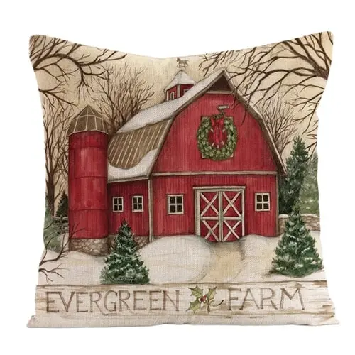 Vianočná obliečka na vankúš 45x45 cm+ farba: multicolor