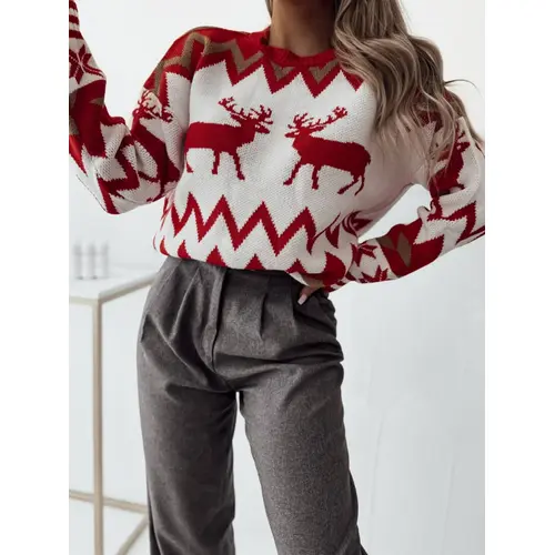 Dámsky vianočný pulóver LORENA+ veľkosť: one size Dámsky vianočný pulóver LORENA+ veľkosť: one size
