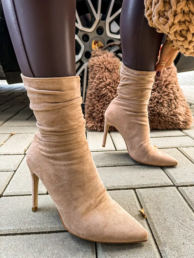 Semišové členkové čižmy VICENZA+