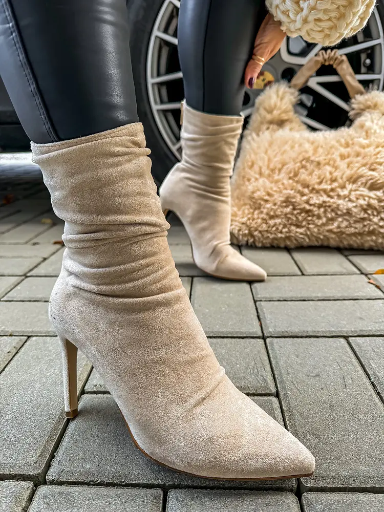 Semišové členkové čižmy VICENZA+