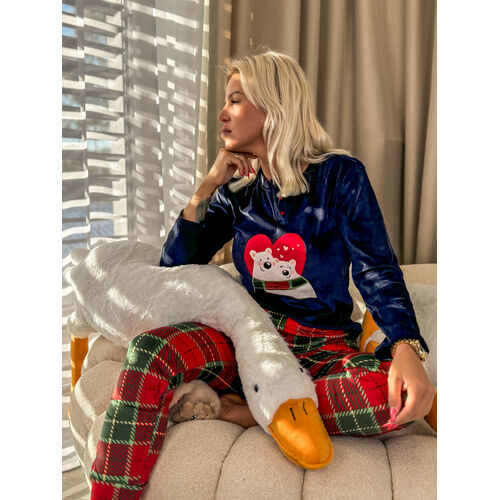 Dámske flísové pyžamo POLAR BEAR+ veľkosť: XXL