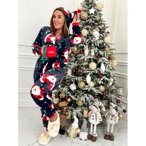 Dámsky flísový overal SANTA CLAUS+ veľkosť: XXL