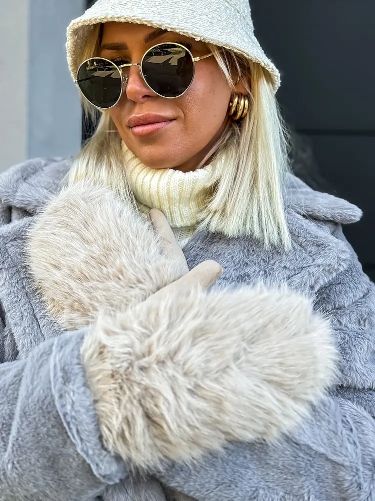 Teplé dámske rukavice+