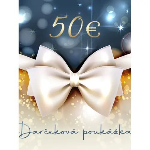 Darčeková poukážka veľkosť: 50€
