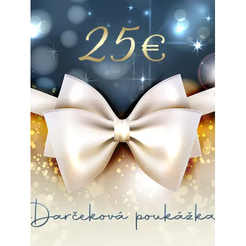 Darčeková poukážka veľkosť: 25€