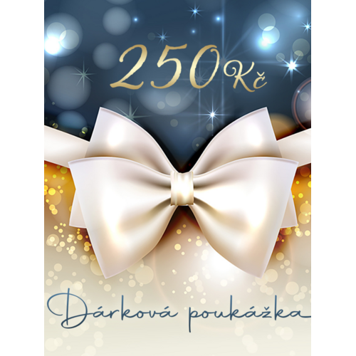 Darčeková poukážka veľkosť: 250CZK