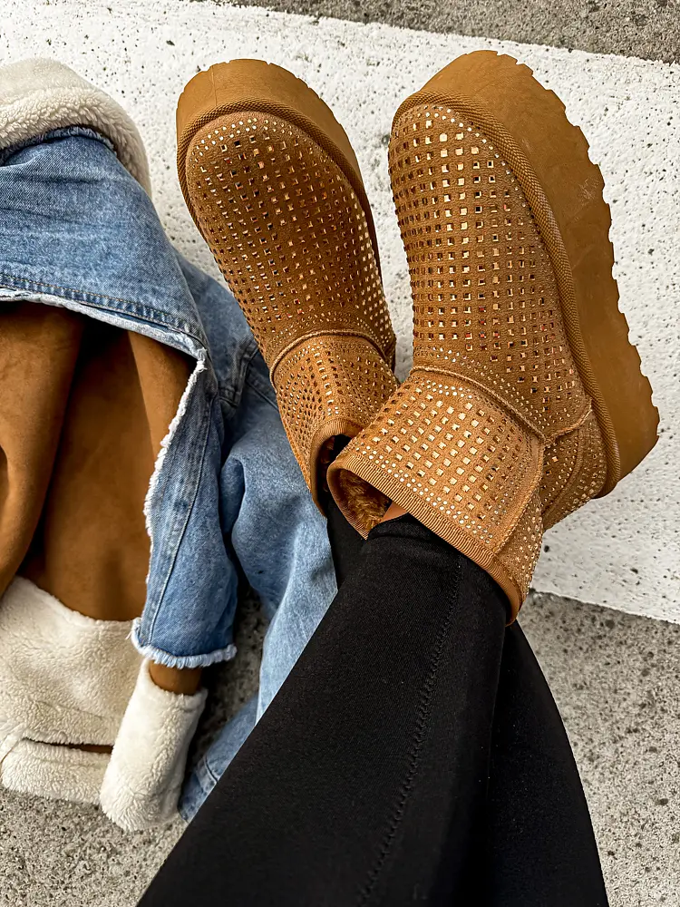 Dámske snehule zdobené nitmi MECCA+ - next