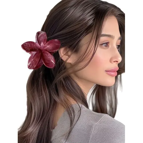 Spona do vlasov+ farba: burgundy