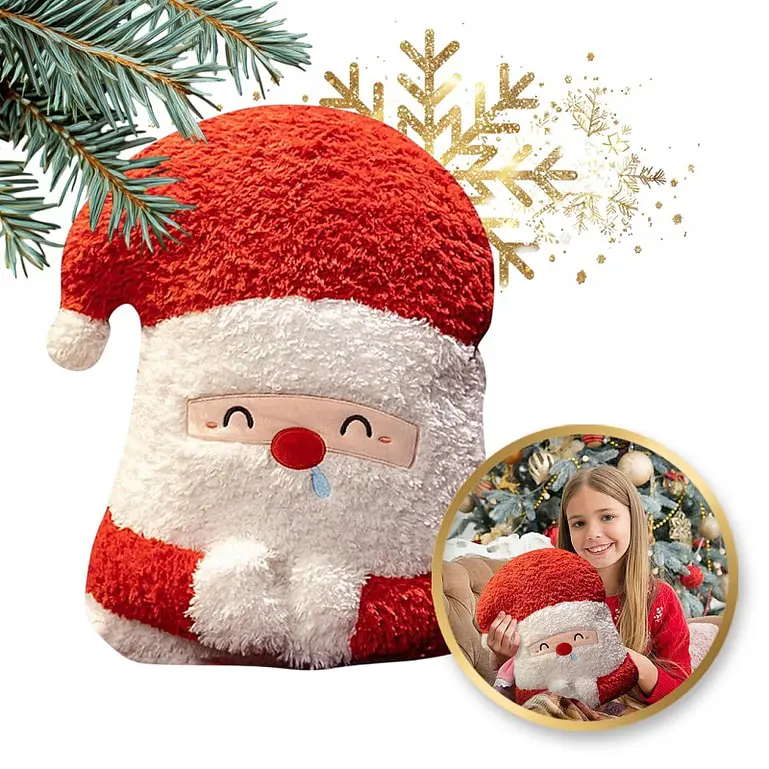 Krásny plyšový vankúš MIKULÁŠ- 35 cm+