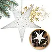 Veľká vianočná papierová hviezda 3D - 45 cm+