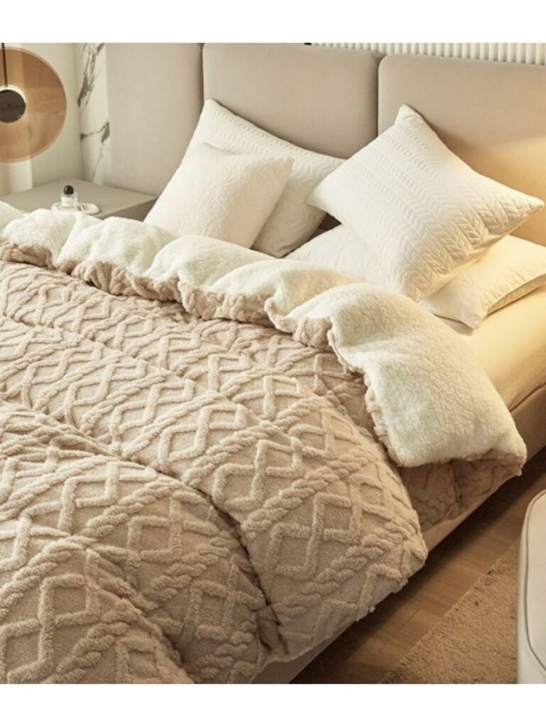 Mäkka obojstranná plyšová deka hnedá - 180x220 cm