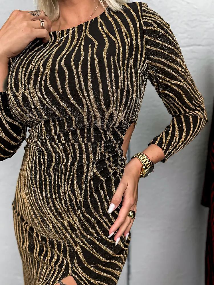 Elegantné trblietavé šaty HERTA+ - next