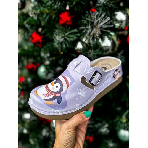 Vzorované zdravotnícke šľapky PINGUINE+ veľkosť: 40