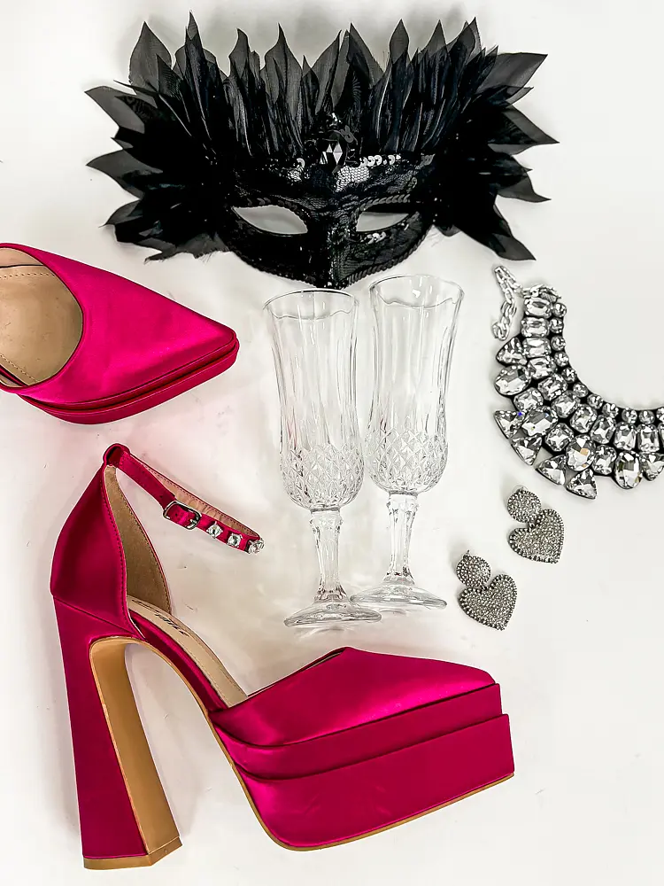 Elegantné saténové sandále CARALYN- - next