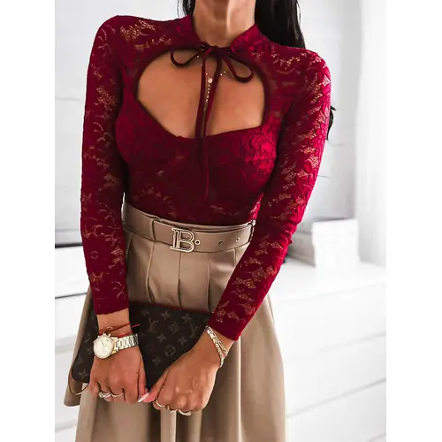 Elegantné čipkované body MAXINE+ veľkosť: one size