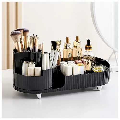 Organizér na kozmetiku - čierny farba: black
