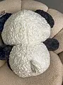 Plyšová hračka 2v1 (panda/zajačik) - 37 cm