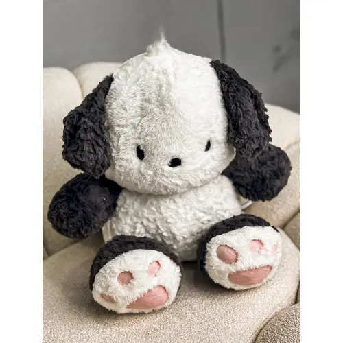 Plyšová hračka 2v1 (panda/zajačik) - 37 cm farba: black/white