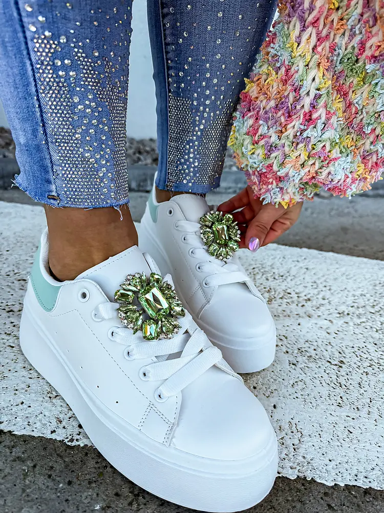 Tenisky zdobené kamienkami ASHLEY+