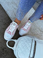 Baby pink platformové tenisky PILAR