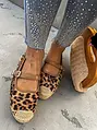 Leopardie sandále v štýle espadrille MAPIYA