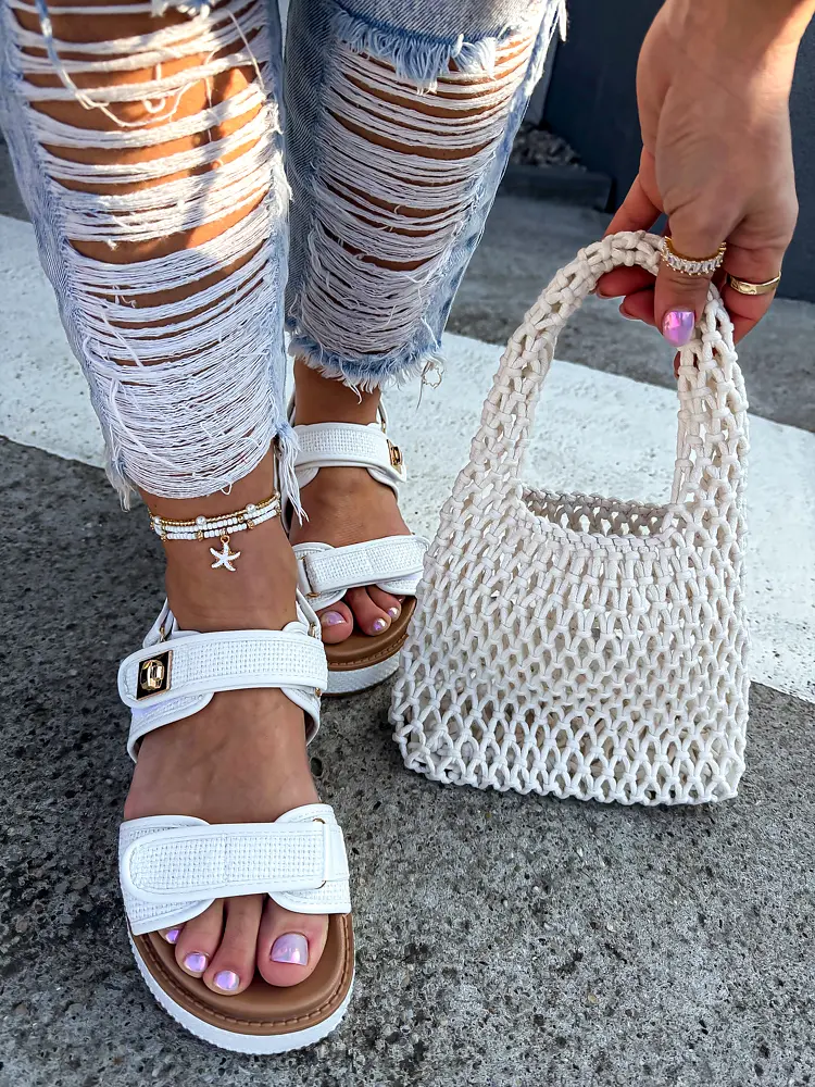 Biela makramé kabelka ALEISHA- - next