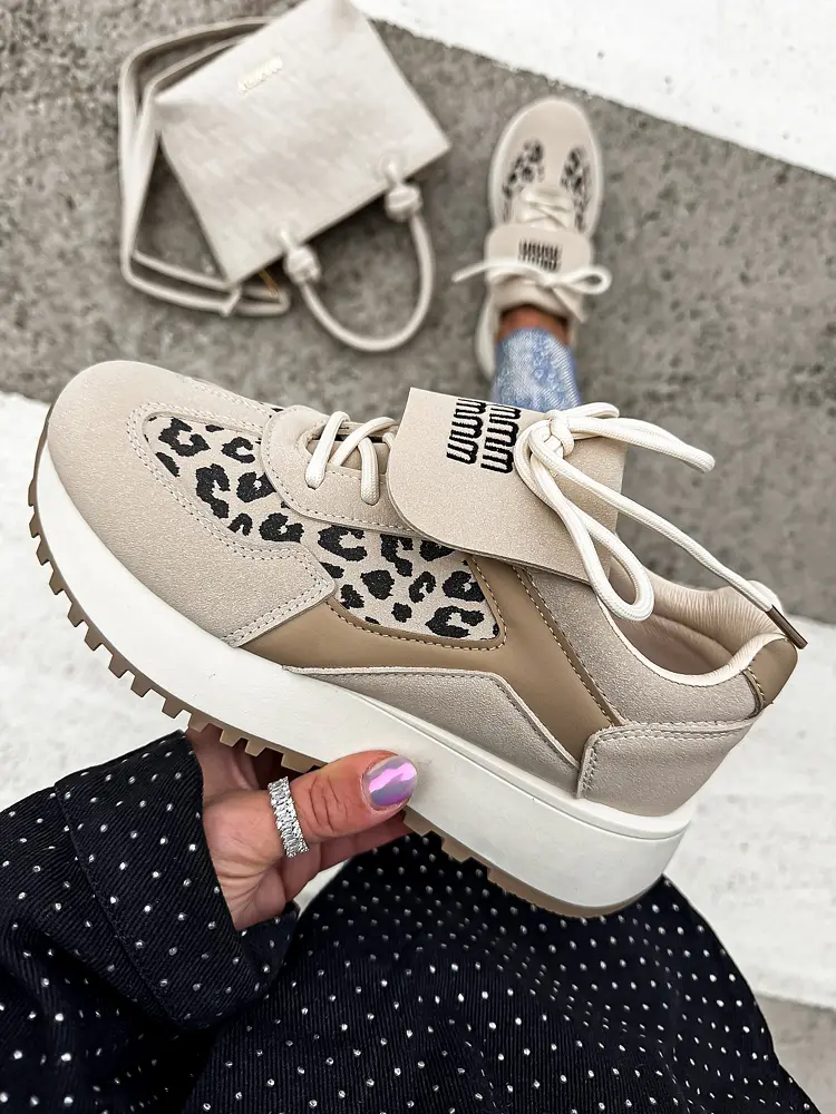 Leopardie dámske tenisky ASTRID-