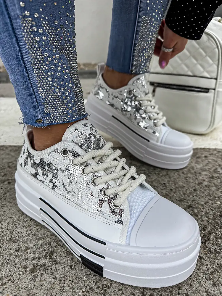 Tenisky zdobené flitrami HEIDI