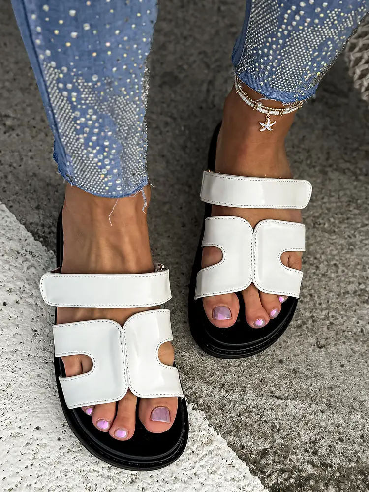 Biele dámske šľapky NEPTUNE- - next