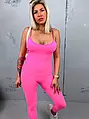 Tvarujúci neon pink overal DAYANE