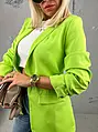 Neónovo zelené dámske sako LILLA