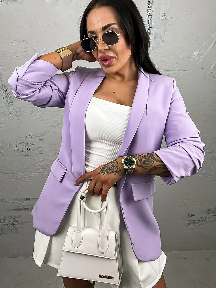 Fialové dámske sako LILLA