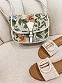 Vzorovaná dámska kabelka FLORA