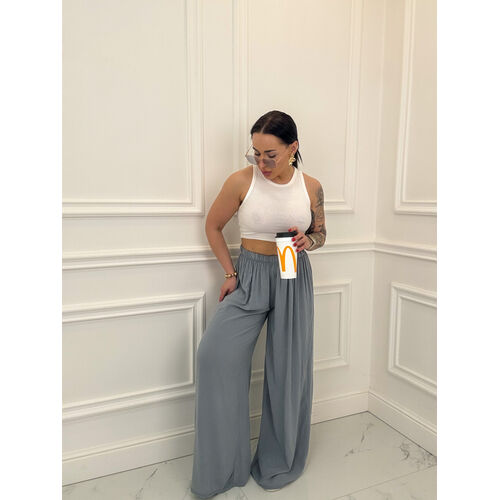 Palazzo nohavice s gumeným pásom NOWUM veľkosť: one size