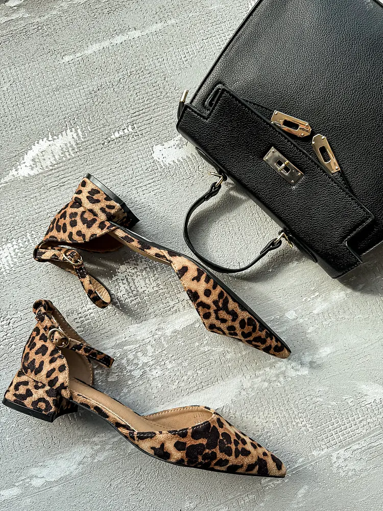 Leopardie sandále MILUNA-