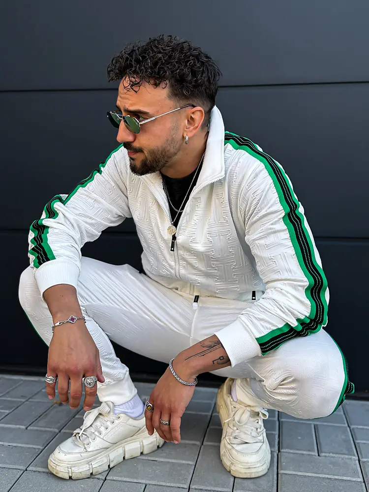 Biela pánska športová súprava  - next