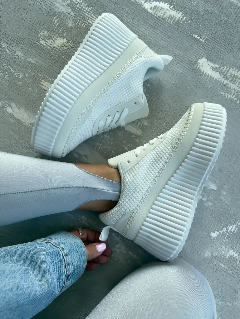 Biele dámske tenisky GIVANA