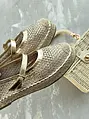 Sandále zdobené kamienkami v štýle espadrille SERYL