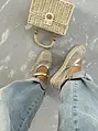 Sandále zdobené kamienkami v štýle espadrille SERYL