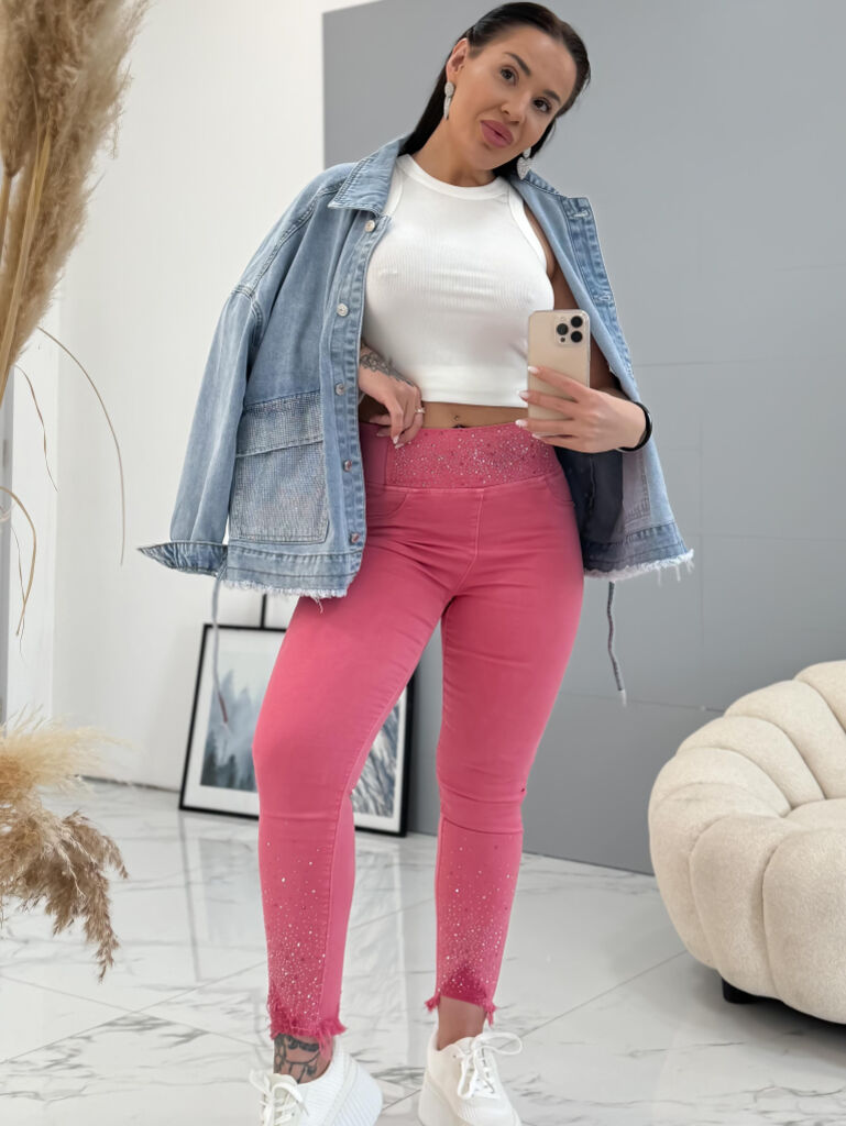 Push up rifle zdobené kamienkami - next