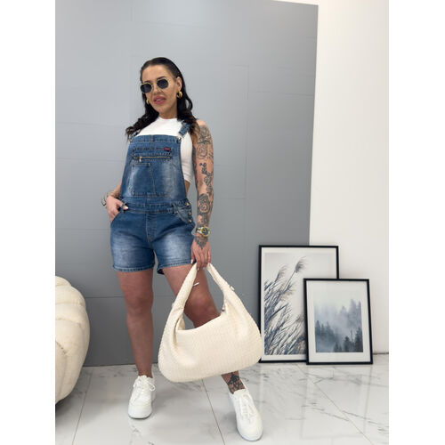 Denim šortky na traky DATOIL veľkosť: M