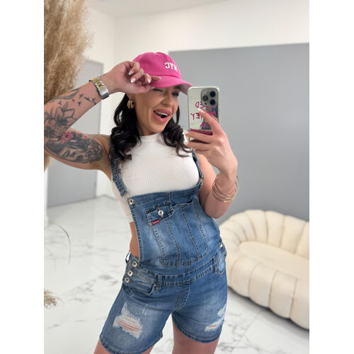 Roztrhané denim šortky na traky DURON veľkosť: M