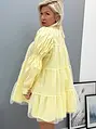 Žlté košeľové babydoll šaty YGRITTE