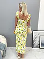 Dlhé citrónové šaty GINGER