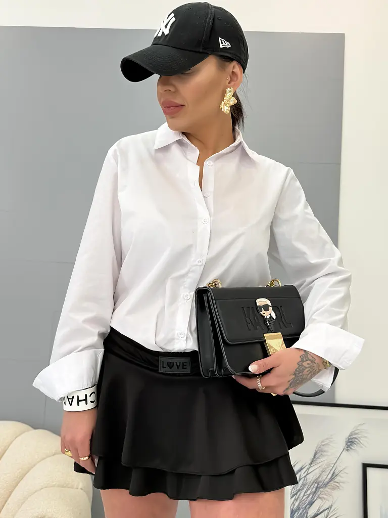 Tenisová skort sukňa s gumeným pásom ANGELA