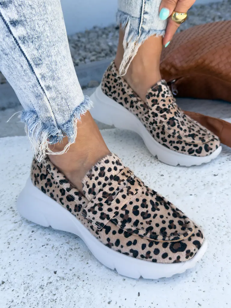 Leopardie dámske topánky MEDILA-