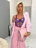 Baby pink dámske sako LILLA