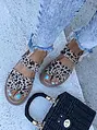 Leopardie dámske sandále MORENA