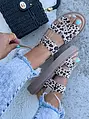 Leopardie dámske sandále MORENA