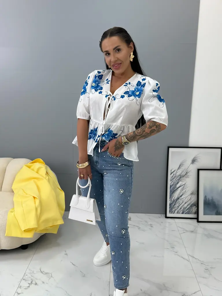 Kvetovaná dámska blúzka VANORA - next